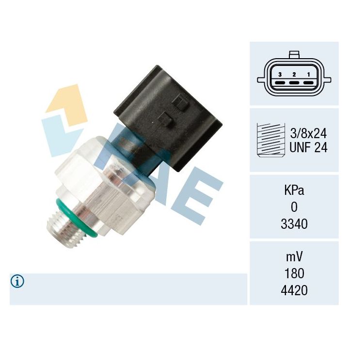 Slėgio jungiklis, oro kondicionavimas FAE 15817