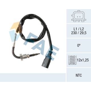 Jutiklis, išmetamųjų dujų temperatūra FAE 68619