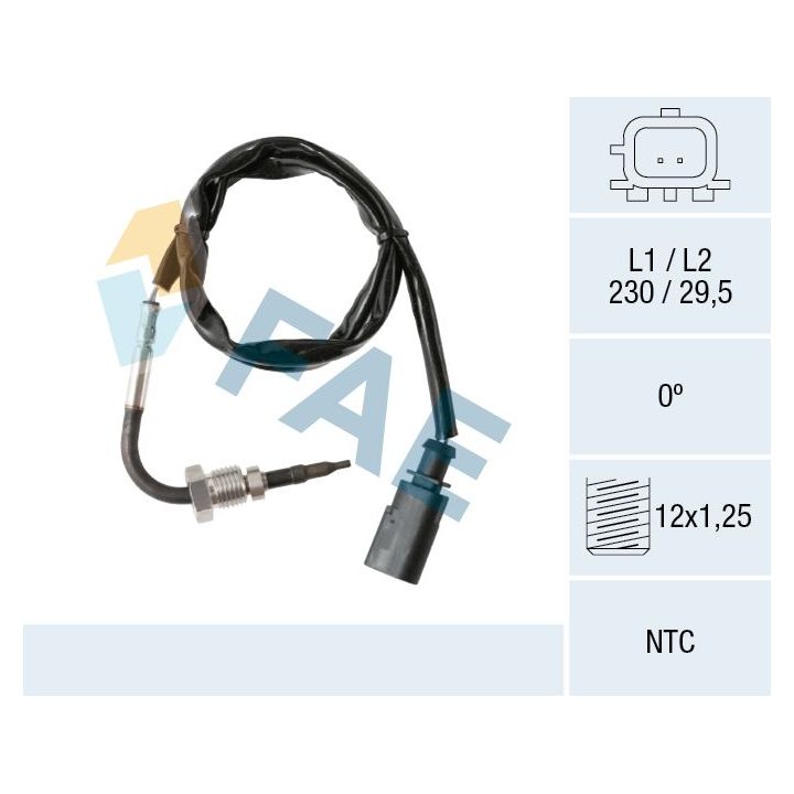 Jutiklis, išmetamųjų dujų temperatūra FAE 68619