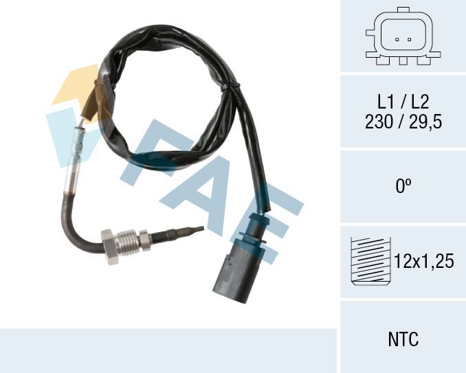 Jutiklis, išmetamųjų dujų temperatūra FAE 68619