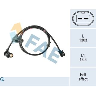 Jutiklis, rato greitis FAE 78642