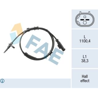 Jutiklis, rato greitis FAE 78648