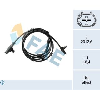 Jutiklis, rato greitis FAE 78656