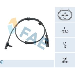 Jutiklis, rato greitis FAE 78660