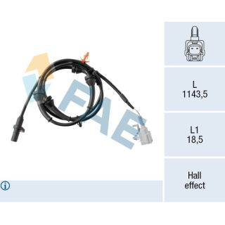 Jutiklis, rato greitis FAE 78665