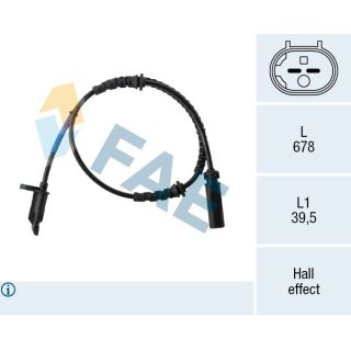 Jutiklis, rato greitis FAE 78681