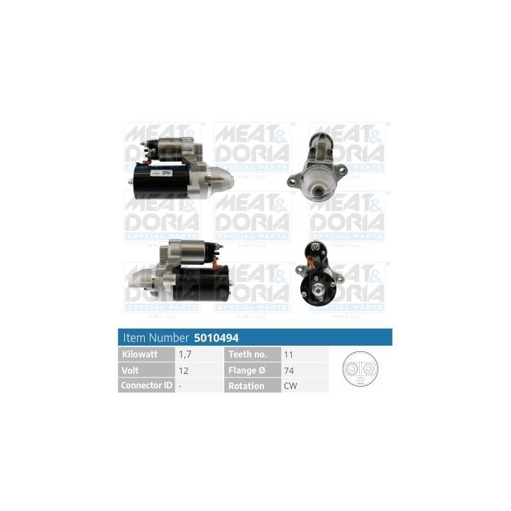 Starteris MEAT & DORIA 5010494