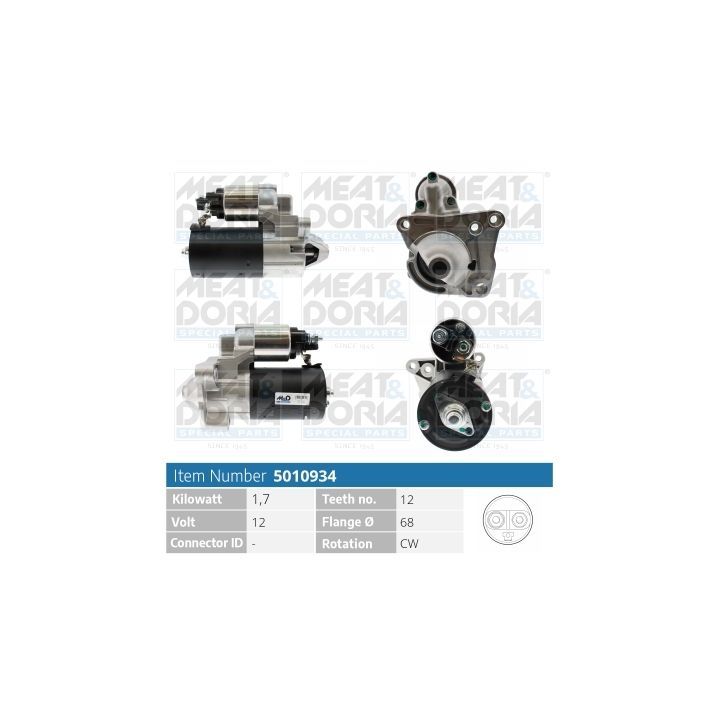 Starteris MEAT & DORIA 5010934