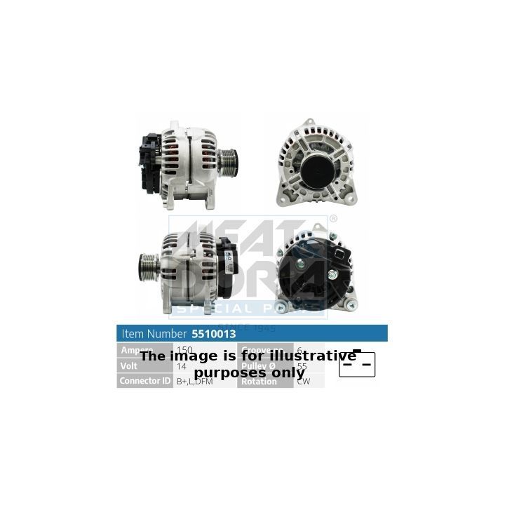 Kintamosios srovės generatorius MEAT & DORIA 5510013G