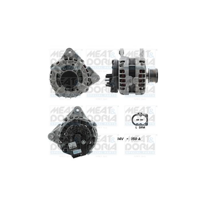 Kintamosios srovės generatorius MEAT & DORIA 55101408G