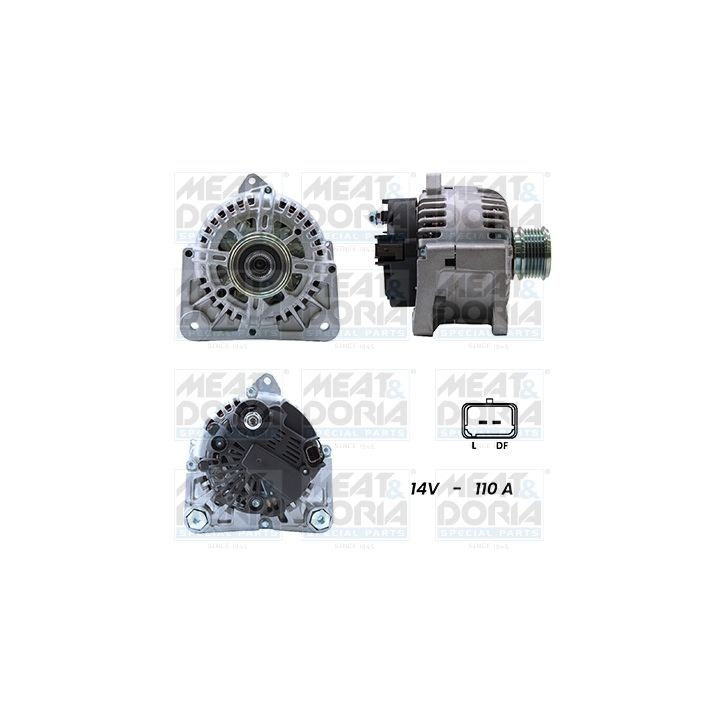 Kintamosios srovės generatorius MEAT & DORIA 55101410G