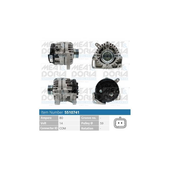 Kintamosios srovės generatorius MEAT & DORIA 5510741