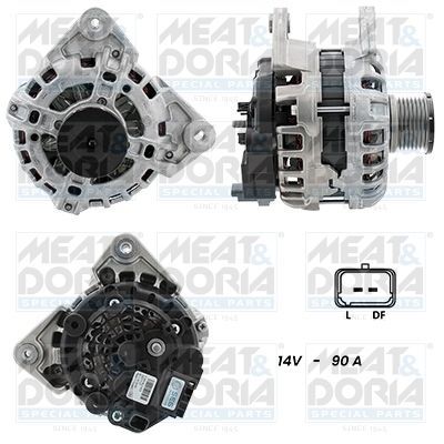 Kintamosios srovės generatorius MEAT & DORIA 5510742G