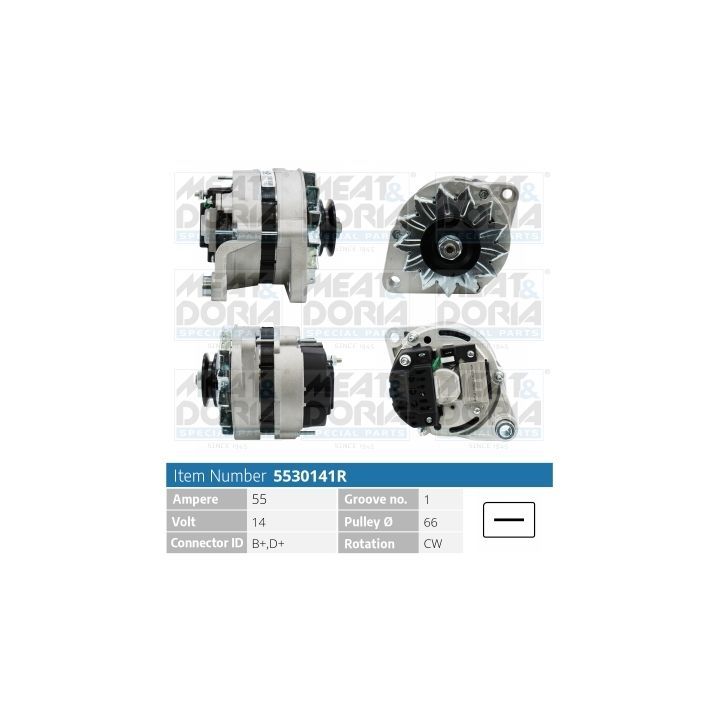 Kintamosios srovės generatorius MEAT & DORIA 5530141R