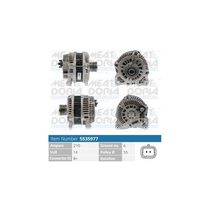 Kintamosios srovės generatorius MEAT & DORIA 5535977