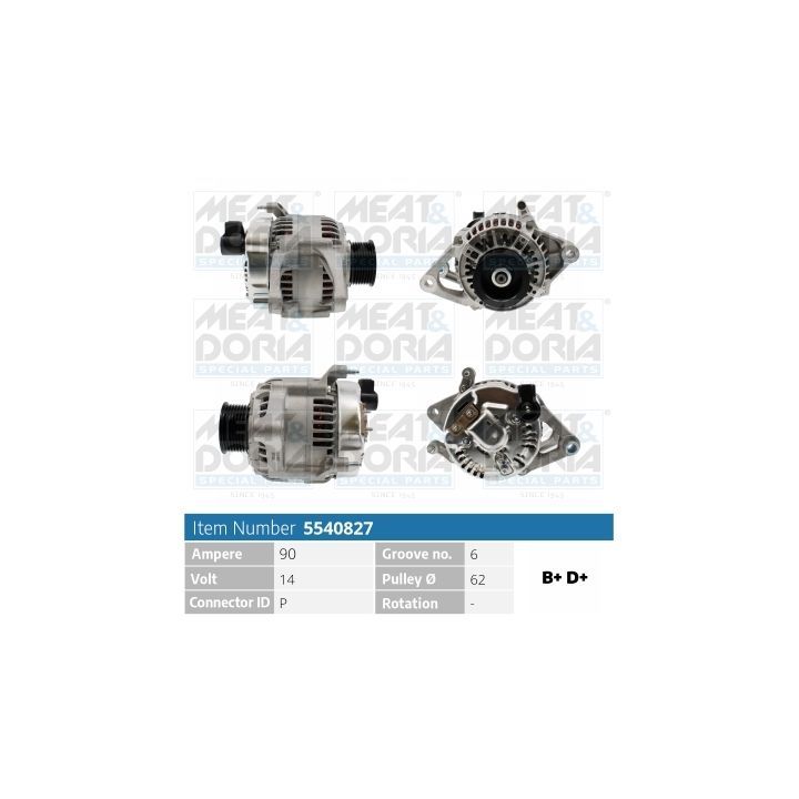 Kintamosios srovės generatorius MEAT & DORIA 5540827
