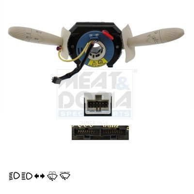 Vairo kolonėlės jungiklis MEAT & DORIA 231906