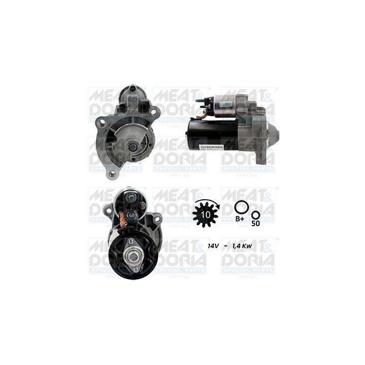 Kintamosios srovės generatorius, starteris MEAT & DORIA 5010040G