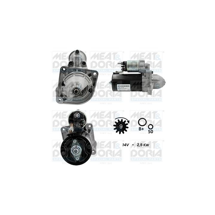 Kintamosios srovės generatorius, starteris MEAT & DORIA 5010084G