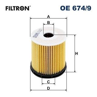 Alyvos filtras FILTRON OE 674/9