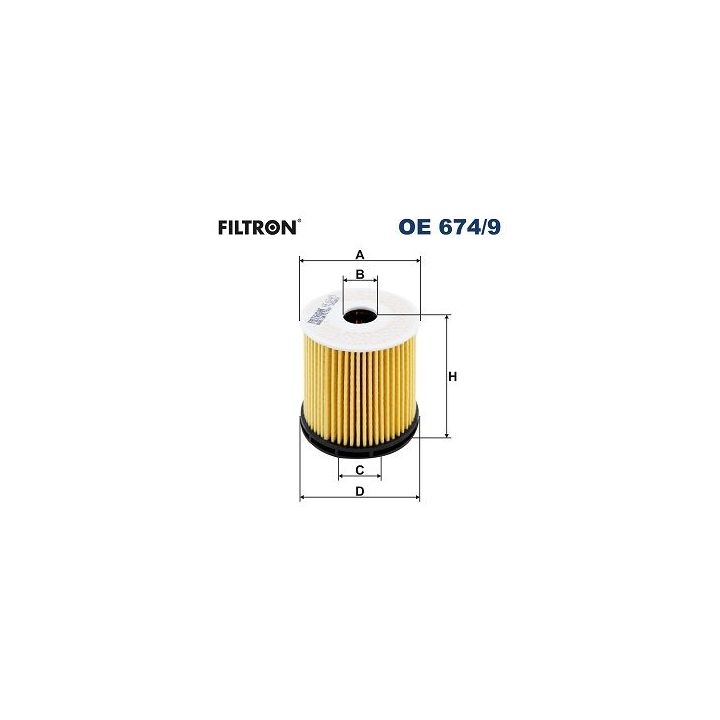 Alyvos filtras FILTRON OE 674/9