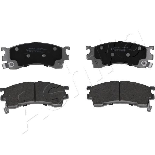 Stabdžių trinkelių rinkinys, diskinis stabdys ASHIKA 50-0K-K43