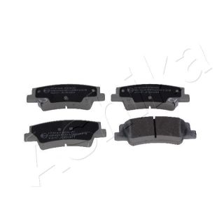 Stabdžių trinkelių rinkinys, diskinis stabdys ASHIKA 51-0K-K16