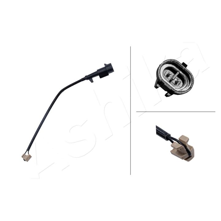 įspėjimo kontaktas, stabdžių trinkelių susidėvėjimas ASHIKA BPW-289