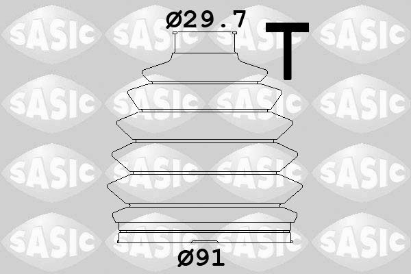 Gofruotoji membrana, kardaninis velenas SASIC 1900047