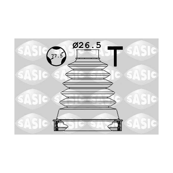 Gofruotoji membrana, kardaninis velenas SASIC 1900048