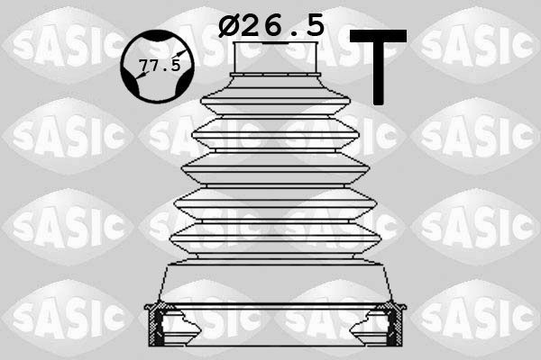 Gofruotoji membrana, kardaninis velenas SASIC 1900048