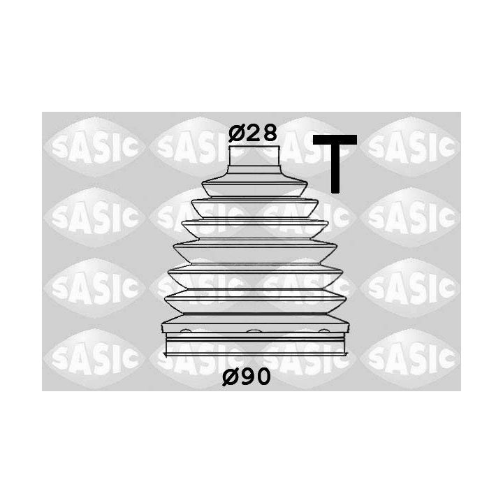 Gofruotoji membrana, kardaninis velenas SASIC 1900056