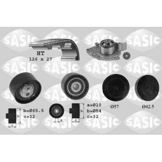 Vandens siurblio ir paskirstymo diržo komplektas SASIC 3900046