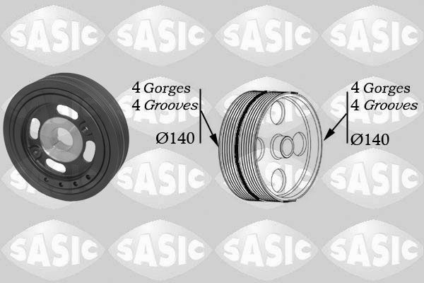 Skriemulys, alkūninis velenas SASIC 2150066