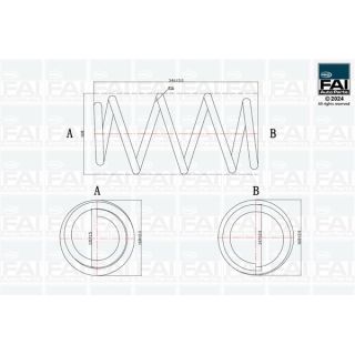 Spyruoklė FAI AutoParts FPCS151