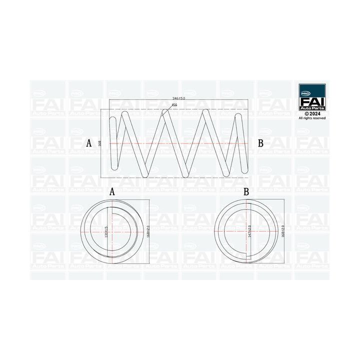 Spyruoklė FAI AutoParts FPCS151