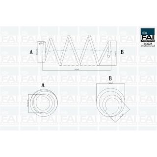 Spyruoklė FAI AutoParts FPCS152