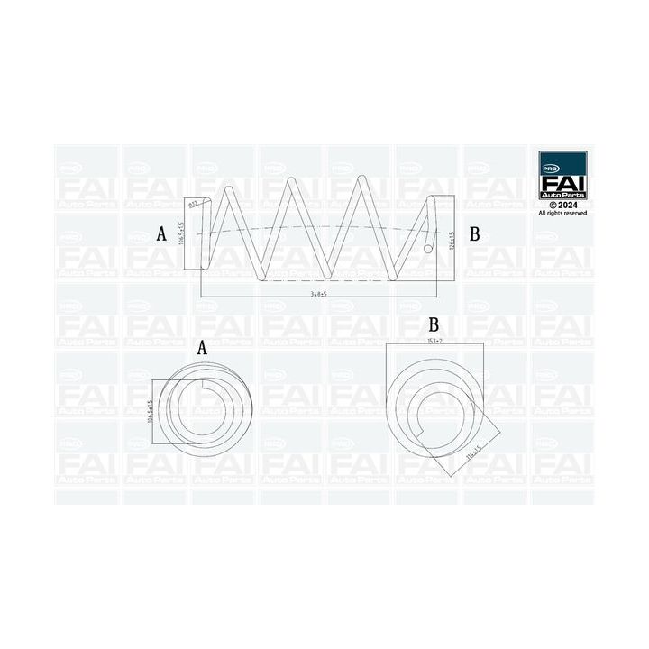 Spyruoklė FAI AutoParts FPCS152