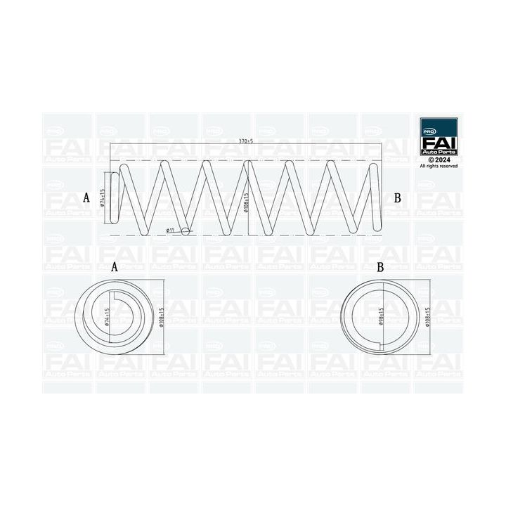 Spyruoklė FAI AutoParts FPCS165