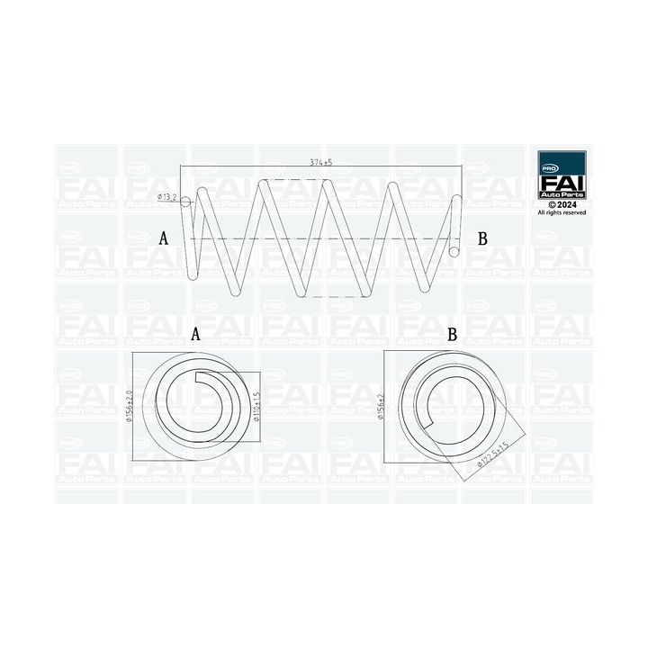 Spyruoklė FAI AutoParts FPCS184