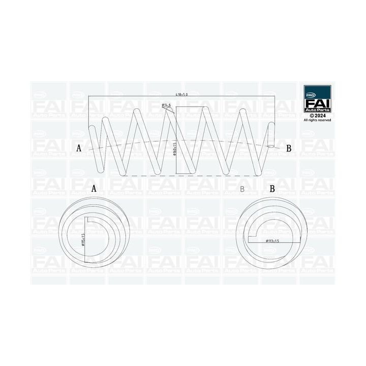 Spyruoklė FAI AutoParts FPCS195
