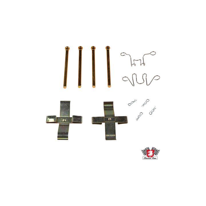 Priedų komplektas, diskinių stabdžių trinkelės JP GROUP 1664000210