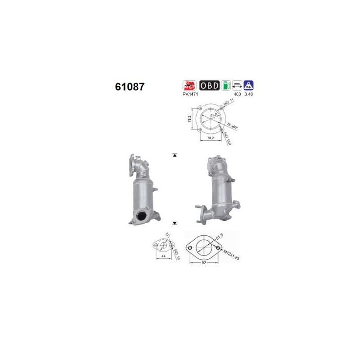 Katalizatoriaus keitiklis AS 61087