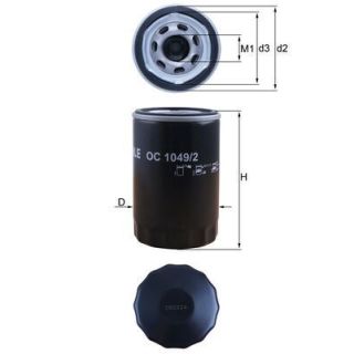 Alyvos filtras MAHLE OC 1049/2