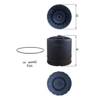 Oro džiovintuvo kasetė, suspausto oro sistema MAHLE AL 27