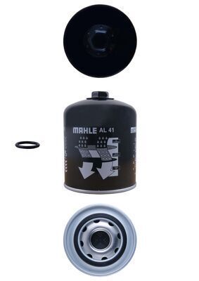 Oro džiovintuvo kasetė, suspausto oro sistema MAHLE AL 41