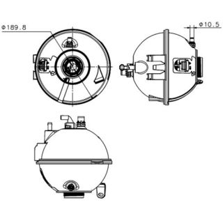 Išsiplėtimo bakelis, aušinimo skystis MAHLE CRT 223 000S