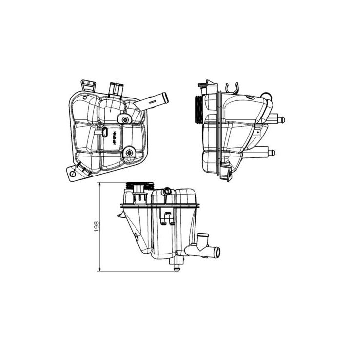 Išsiplėtimo bakelis, aušinimo skystis MAHLE CRT 231 000S