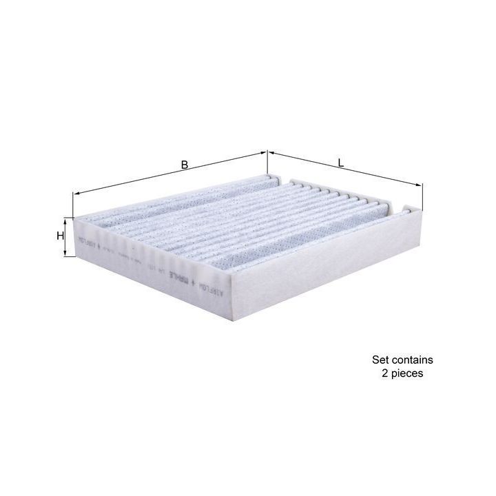 Filtras, salono oras MAHLE LAK 1151/S