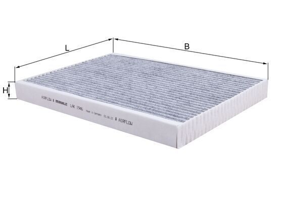 Filtras, salono oras MAHLE LAK 1946